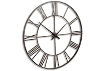 ashy silver clocks   
