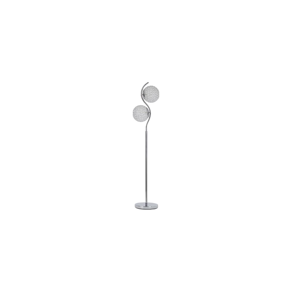 ashy silver floor lamp   