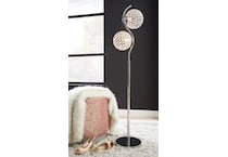 ashy silver floor lamp   