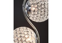 ashy silver floor lamp   