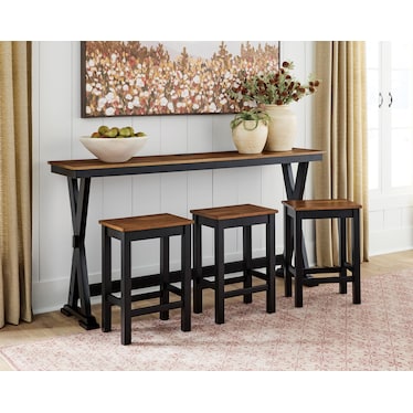 Two Tone Console Bar Set