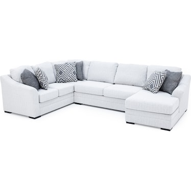 Coral 3-Pc. Sectional With Next-Gen Nuvella Performance Fabric