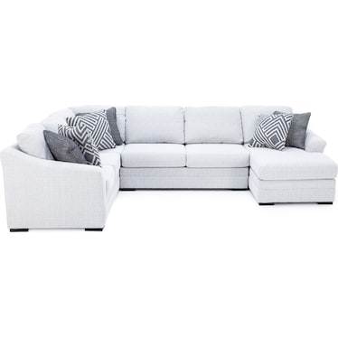 Coral 3-Pc. Sectional With Next-Gen Nuvella Performance Fabric