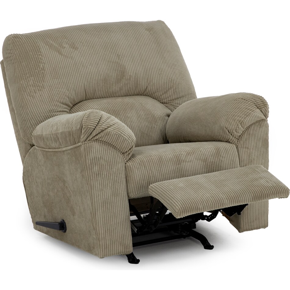 ashy tan recliner   