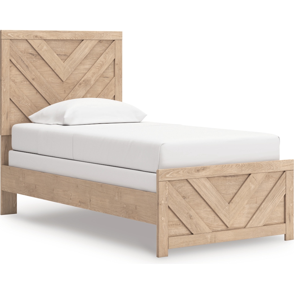 ashy tan twin bed package ptp  