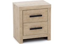 ashy tan two drawer   