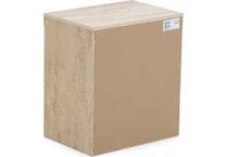 ashy tan two drawer   