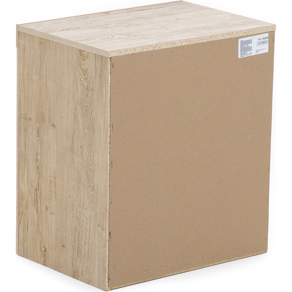 ashy tan two drawer   