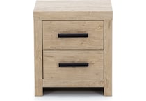 ashy tan two drawer   