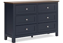 ashy two tone slate blue & brown double   