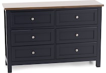 ashy two tone slate blue & brown double   