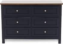 ashy two tone slate blue & brown double   