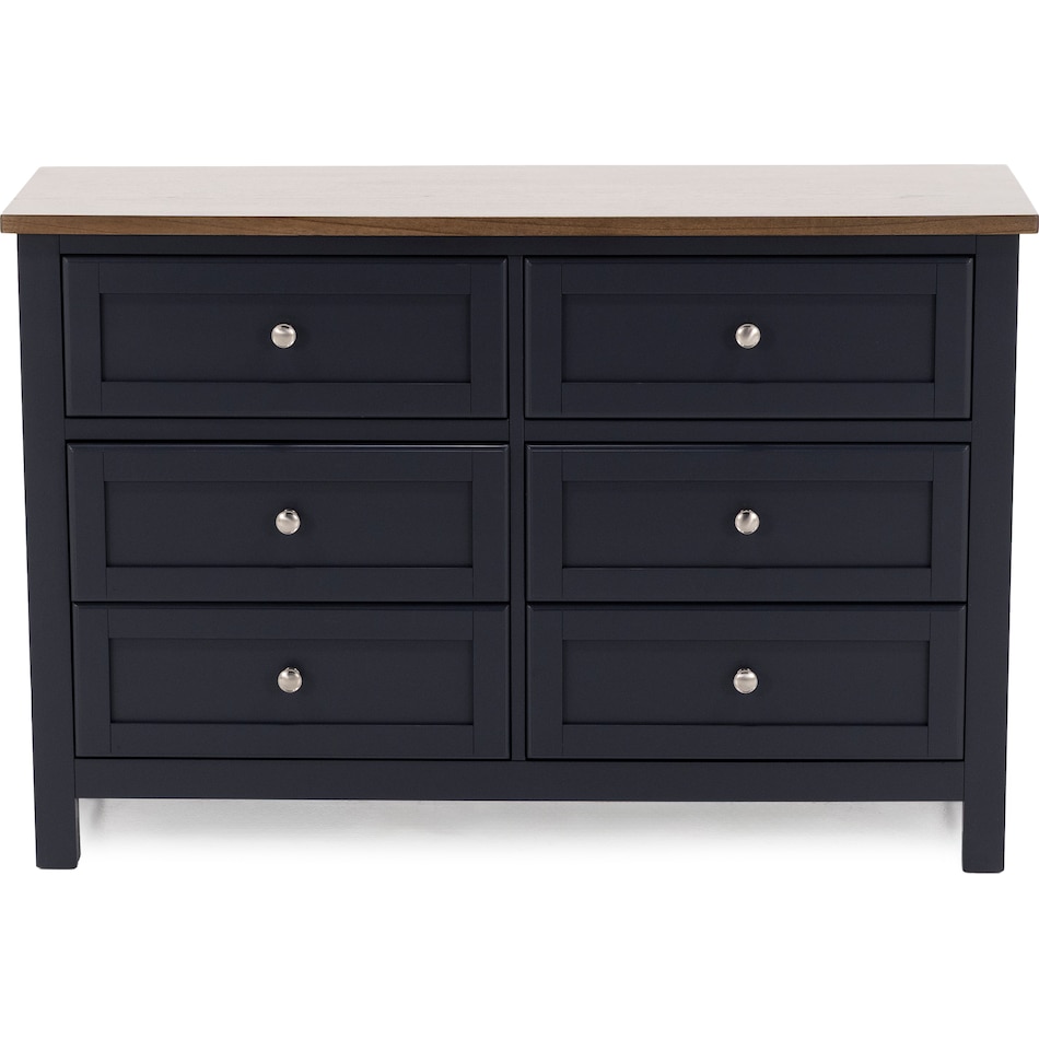 ashy two tone slate blue & brown double   