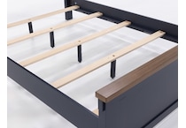 ashy two tone slate blue & brown queen bed package pqp  