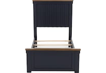 ashy two tone slate blue & brown twin bed package ptp  