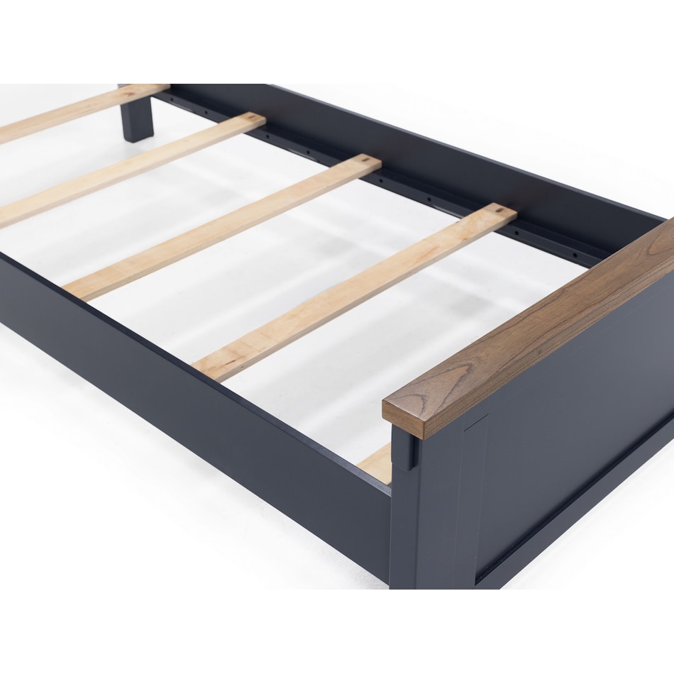 ashy two tone slate blue & brown twin bed package ptp  