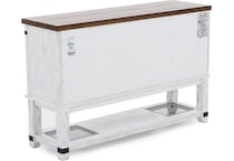 ashy vintage white buffet server sideboard   