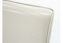 ashy white inch standard seat height side chair   