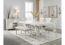 ashy white inch standard height rectangle   