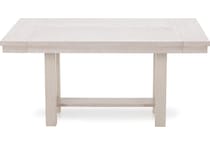 ashy white inch standard height rectangle   