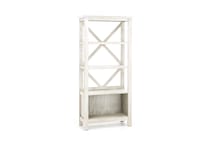 ashy white bookcase   