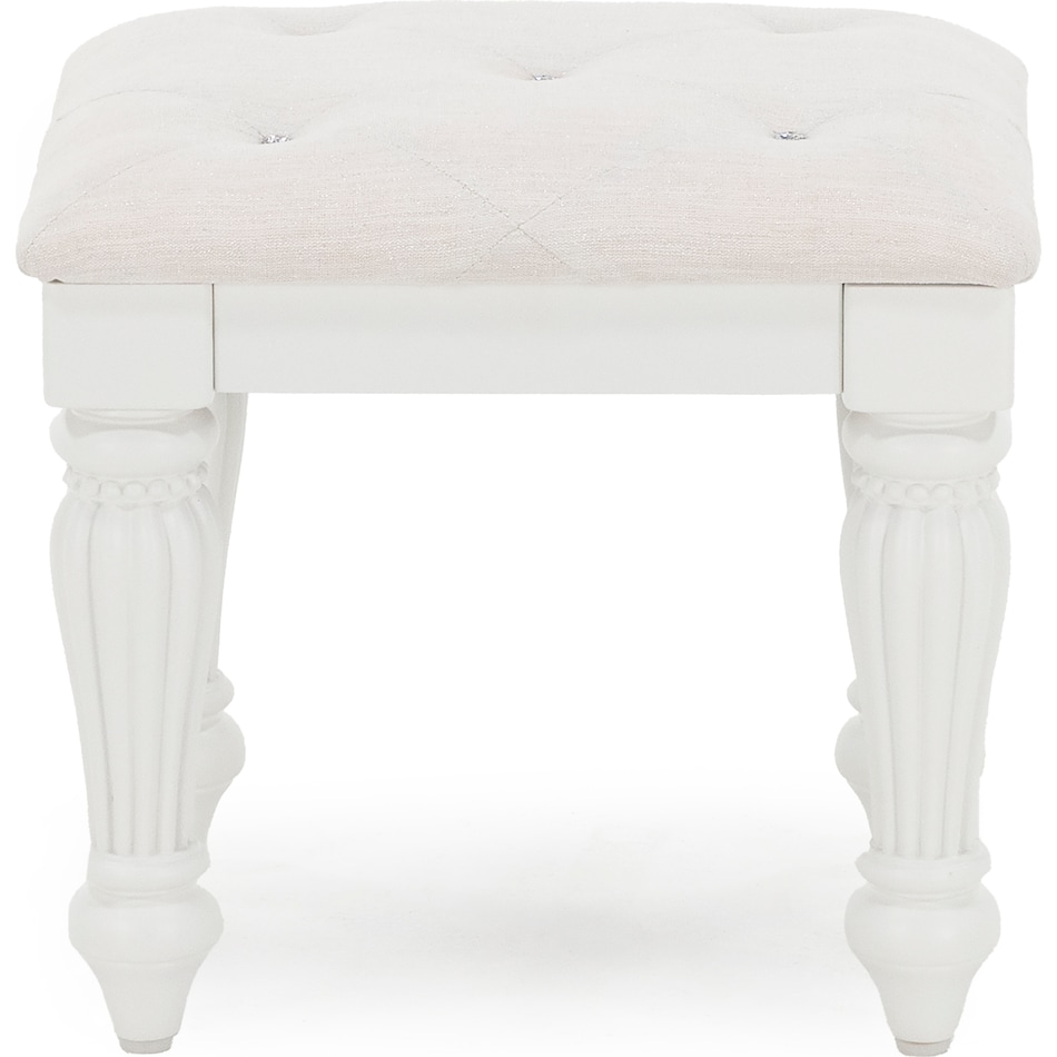 ashy white chair stool   