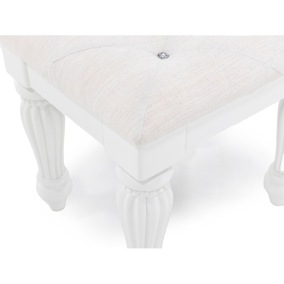ashy white chair stool   