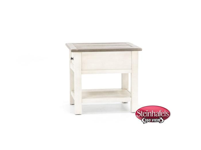 ashy white end table  image t  