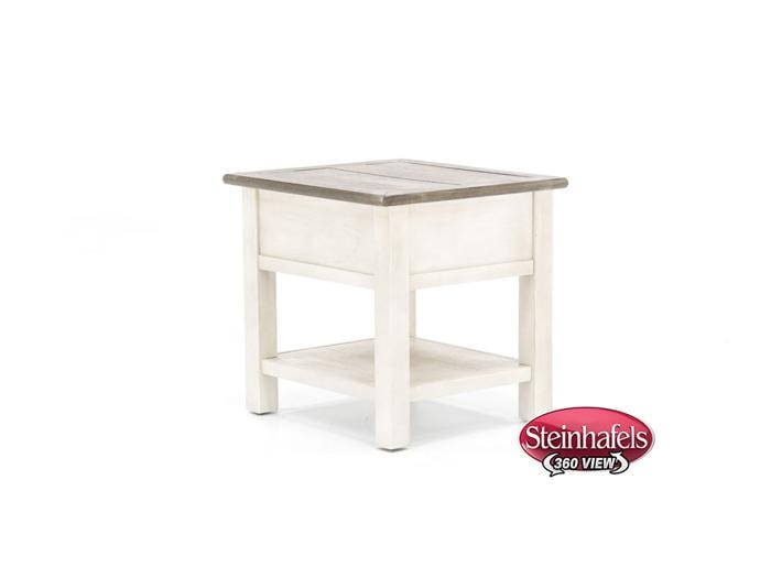 ashy white end table  image t  