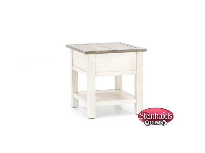 ashy white end table  image t  