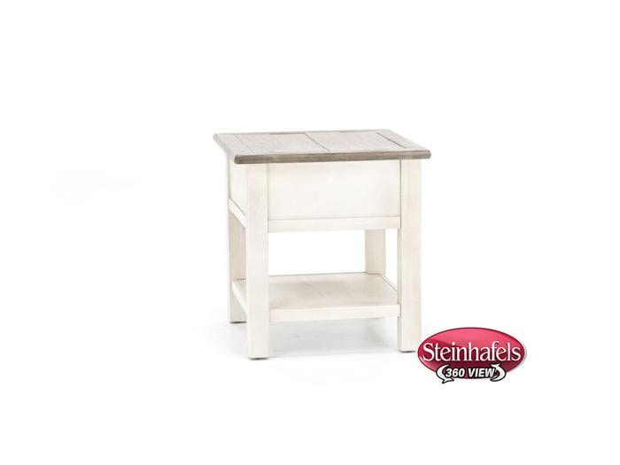 ashy white end table  image t  