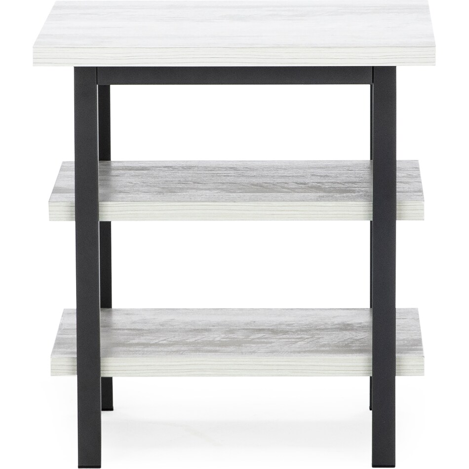 ashy white end table taylo  