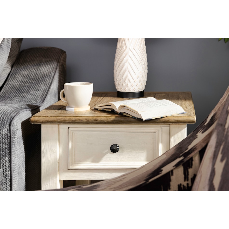 ashy white end table lifestyle image t  
