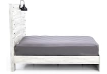 ashy white full bed package fp  