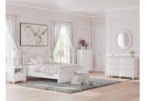 ashy white full bed package ufp  