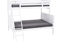ashy white full bunk bed package tfp  