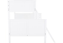 ashy white full bunk bed package tfp  