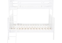 ashy white full bunk bed package tfp  