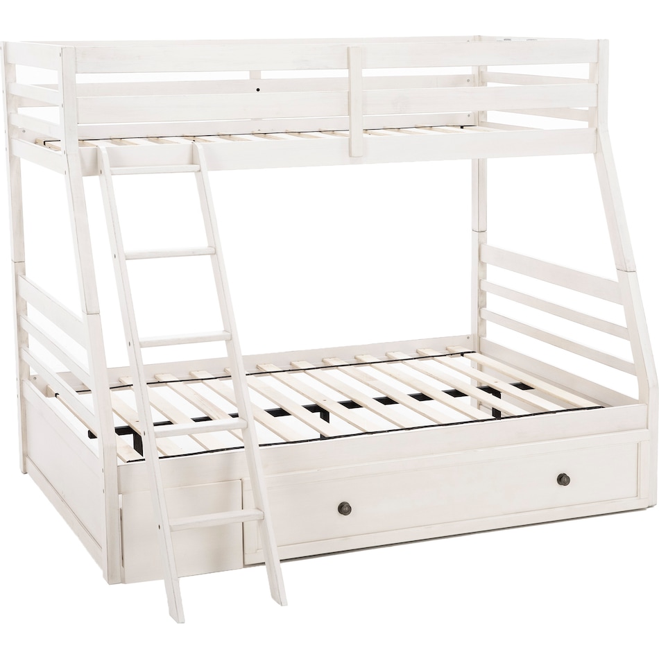 ashy white full bunk bed package tfp  