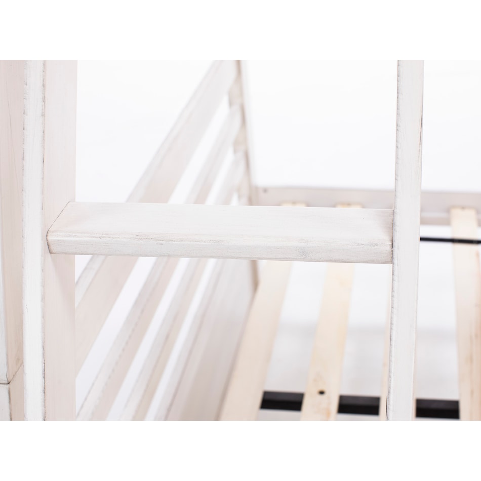 ashy white full bunk bed package tfp  
