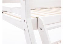 ashy white full bunk bed package tfp  