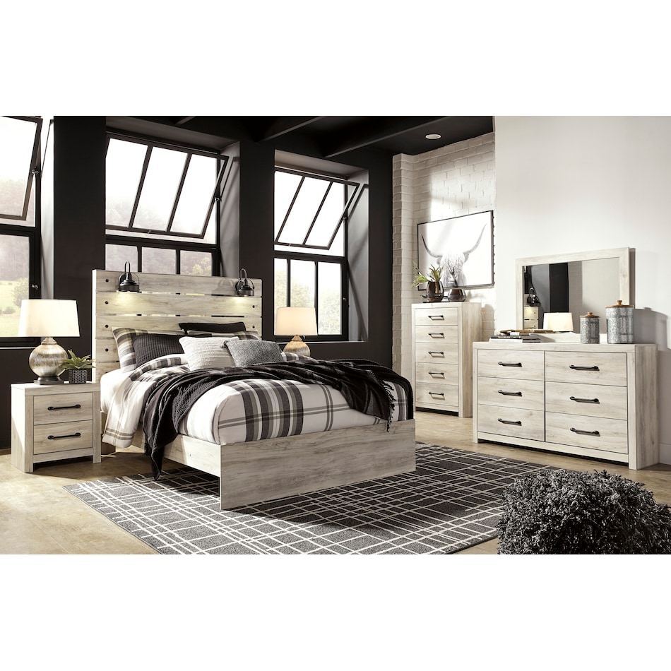 ashy white king bed package kwb  