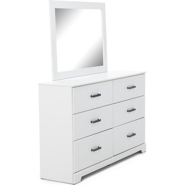 Essentials Mirror, White