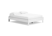 ashy white queen platform slats supports   