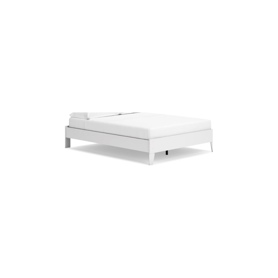 ashy white queen platform slats supports   