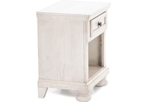 ashy white single drawer   