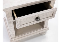 ashy white single drawer   