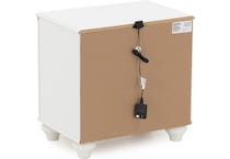 ashy white single drawer   