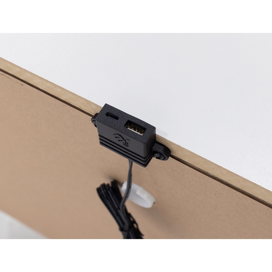 ashy white single drawer   