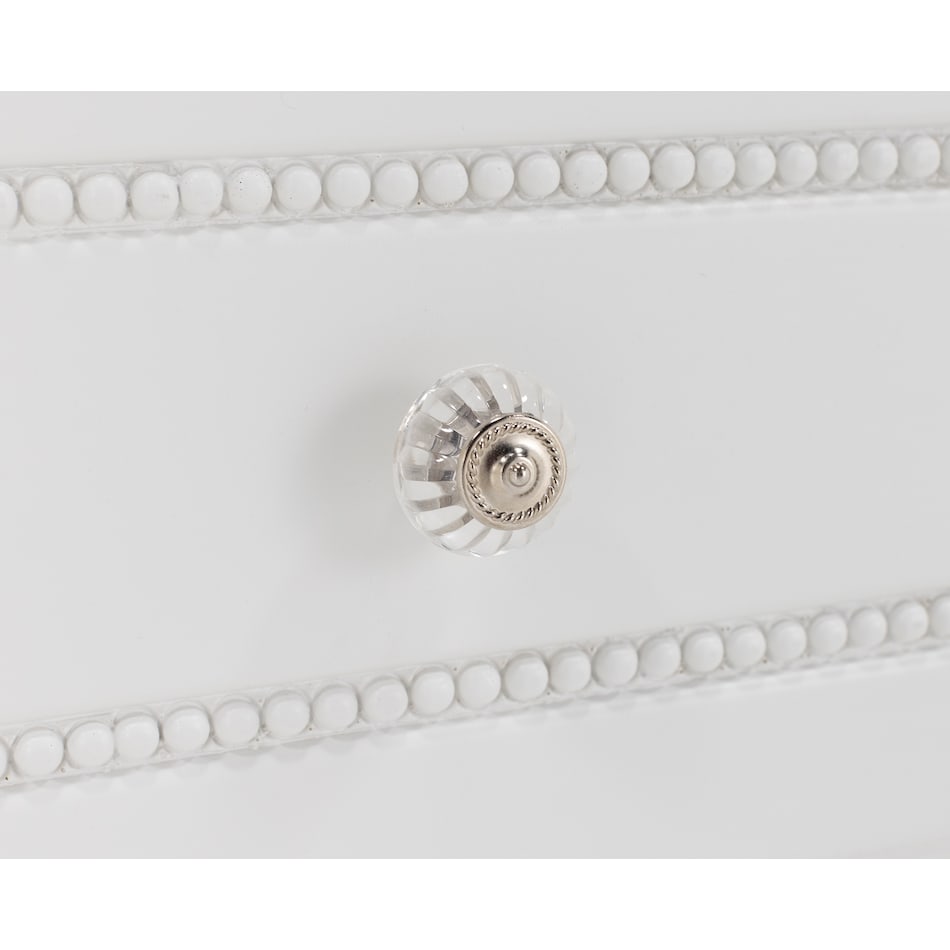 ashy white single drawer   